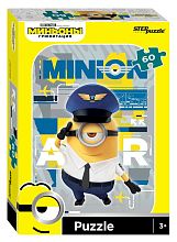 Step puzzle 60 pieces: Minions. Gruvitation