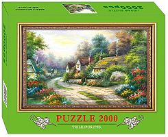 Royaumann 2000 puzzle details: A street in the village