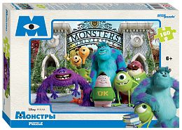 Step puzzle 160 pieces: Monsters