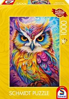 Schmidt 1000-piece Puzzle: Colorful Owl
