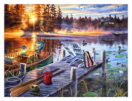 Pintoo 1200 piece Puzzle: Darrell Bush. Sunrise