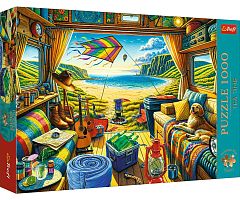 Trefl 1000 Pieces Puzzle: Tea Time. Traveling in a camper