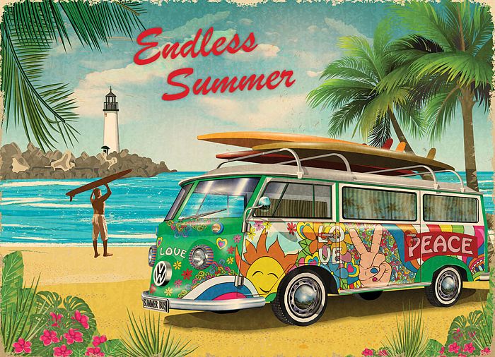 Eurographics 1000 pieces Puzzle: VW endless Summer 6000-5619