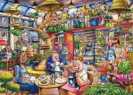 Jumbo 1000 pieces Puzzle: Wasgij. A game of Cat and mouse (Mystery 28)