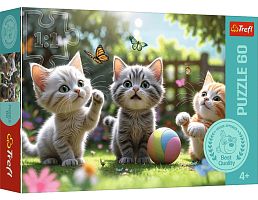 Trefl Puzzle 60 pieces: Three Kittens