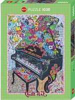 Heye 1000 Piece Puzzle: Patchwork Art. Grand piano