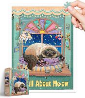 Pintoo Puzzle 1200 pieces: All about meow