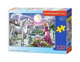 Puzzle Castorland 120 details:-13098 Unicorns