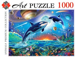 Artpuzzle 1000 Pieces Puzzle: Night Ocean