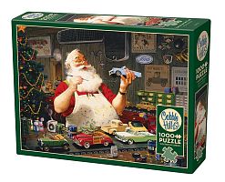 Cobble Hill Puzzle 1000 pieces: Santa and cars