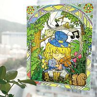 Stained glass puzzle Pintoo 80 details: Violinist in the forest