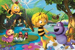 Trefl Puzzle 100 pieces: Maya the Bee and friends
