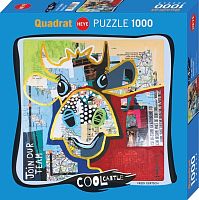 Heye 1000 Piece Puzzle: Multicolored Cow