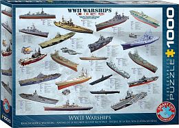 Puzzle Eurographics 1000 pieces: the ships of the second world war