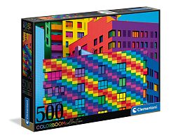 Puzzle Clementoni 500 pieces: Colors-squares