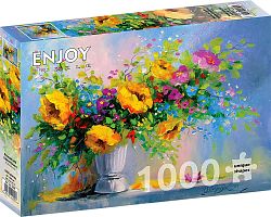 Enjoy 1000 pieces puzzle: Bouquet with yellow flowers