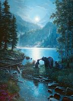 Cobble Hill 1000 Pieces Puzzle: Bears' Night Walk