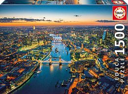 Jigsaw puzzle Educa 1500 pieces: London from the height of bird flight