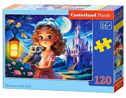 Castorland 120-piece Puzzle: A Princess with an Owl