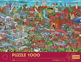 Trefl Puzzle 1000 pieces: Anniversary: 40 years of Trefl