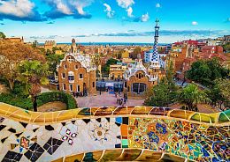 Enjoy 1000 Pieces Puzzle: View from Guell Park