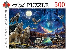 Artpuzzle Puzzle 500 pieces: The Beauty of Wolves