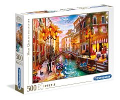 Puzzle Clementoni 500 items: Sunset in Venice