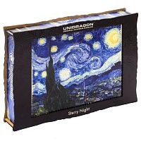 Wooden UNIDRAGON Puzzle 1000 pieces: Van Gogh's Starry Night