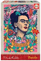 Educa 500 Pieces Puzzle: Long Live Life, Frida Kahlo