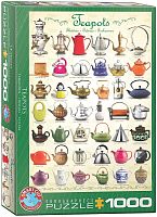 Eurographics 1000 pieces puzzle: Teapots