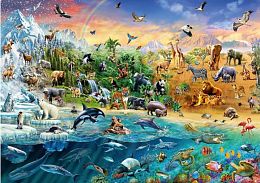 Schmidt puzzle 1000 pieces: the animal Kingdom