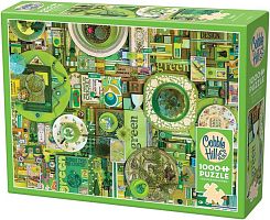 Cobble Hill 1000 Pieces Puzzle: Green