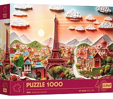 Trefl Puzzle 1000 pieces: 40 years of Trefl - Paris
