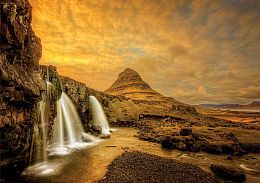 Puzzle Educa 1000 pieces Waterfall Kirklarelispor, Iceland