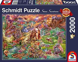 Schmidt 2000 Puzzle pieces: Treasure of Dragons