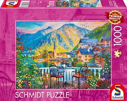 Schmidt 1000 Piece Puzzle: Picturesque Hallstatt