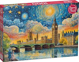 Cherry Pazzi 1000 Pieces Puzzle: The Starry sky over London