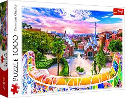 Trefl 1000 Pieces Puzzle: Sunset over Barcelona, Spain