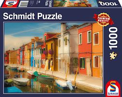 Schmidt 1000 Pieces Puzzle: Bright Murano Houses