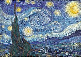 Trefl 1000-piece Puzzle: Starry Night (Van Gogh) (MARKDOWN)