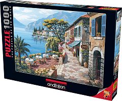 Anatolian 1000 Pieces Puzzle: Cafe with Sea View II