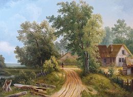 Nova 1000 Pieces Puzzle: An ordinary day on a village road