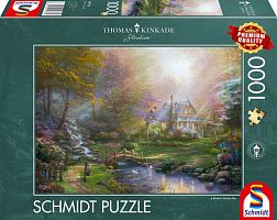 Schmidt 1000-piece puzzle: T. Kincaid. A perfect day for a mother
