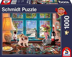 Schmidt 1000 puzzle pieces: Kittens and Puzzles