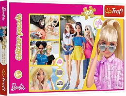 Trefl 100 Piece Puzzle: Shiny Barbie