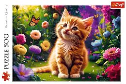 Trefl 500-piece Puzzle: Adorable Kitten