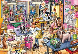Puzzle Jumbo 1000 pieces: Wasgij. Dog Salon (Mystery 23)