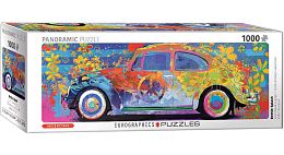 Puzzle Eurographics 1000 pieces: a VW Beetle - Splash Pano