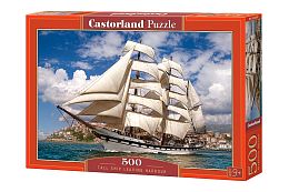 Puzzle Castorland 500: Ship in the Harbor