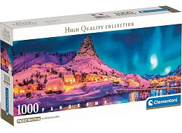 Clementoni 1000 Piece Puzzle: A colorful night over the Lofoten Islands